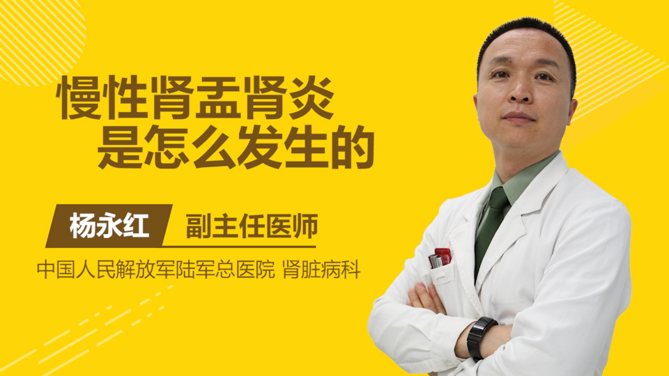 慢性腎盂腎炎是怎麼發生的